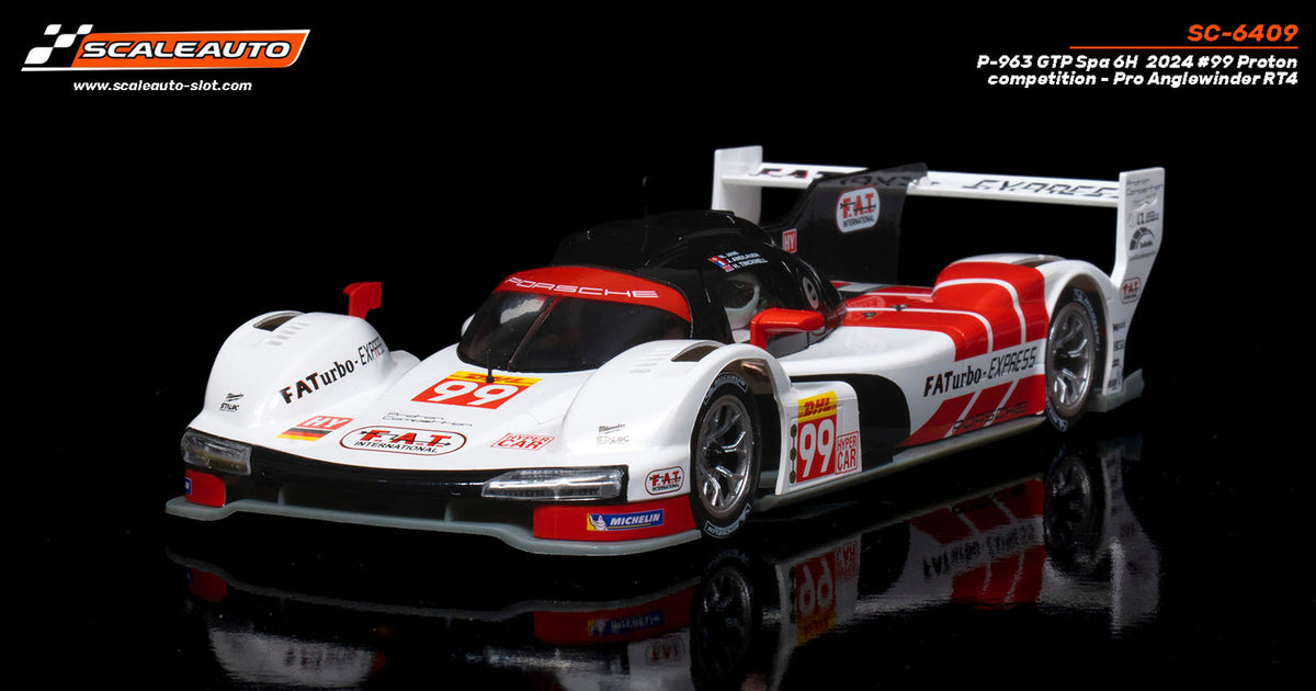 Scaleauto SC-6409 Porsche 963 GTP FATurbo Hypercar Spa 2024 1/32 Slot Car