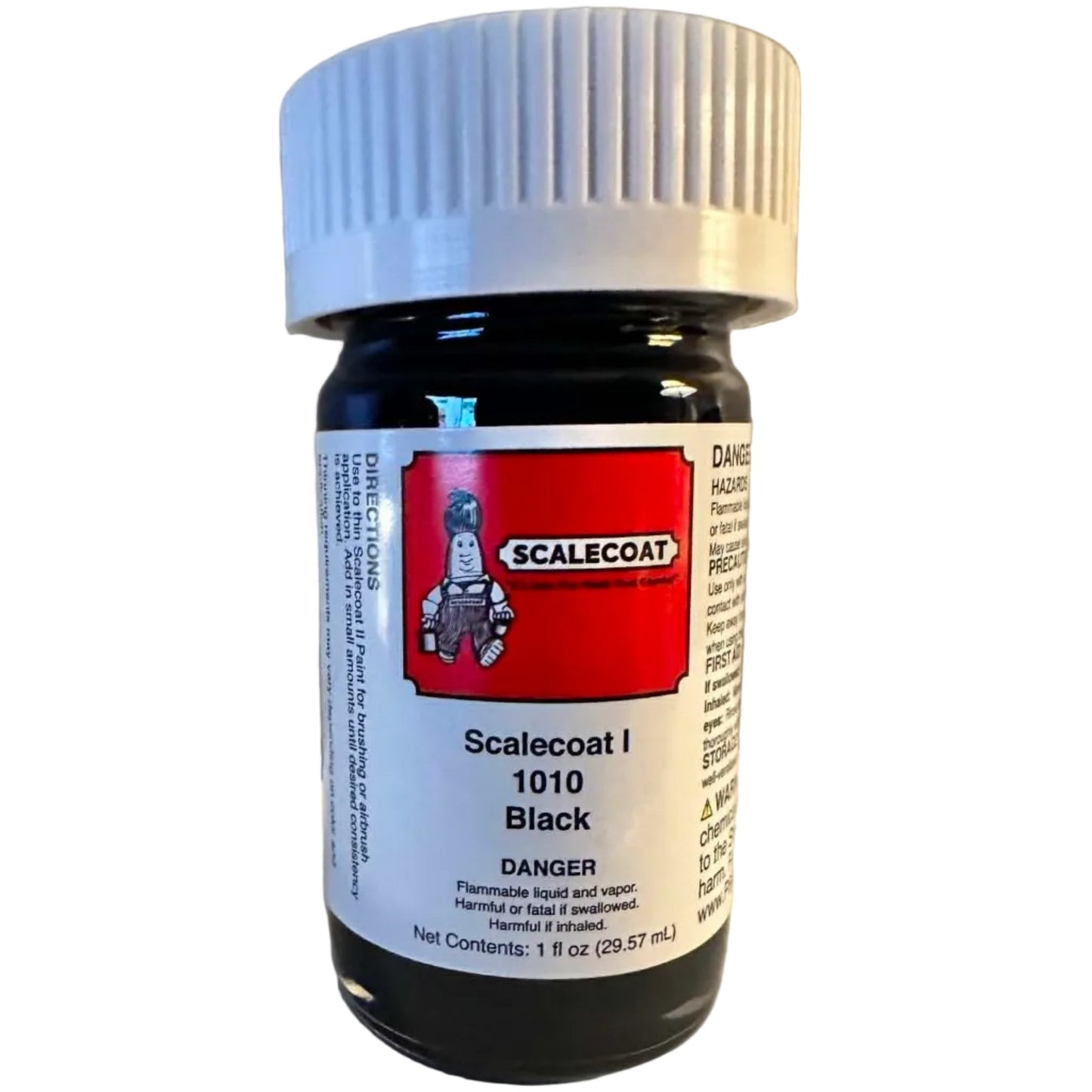 Scalecoat I Black Paint 1oz - 1010