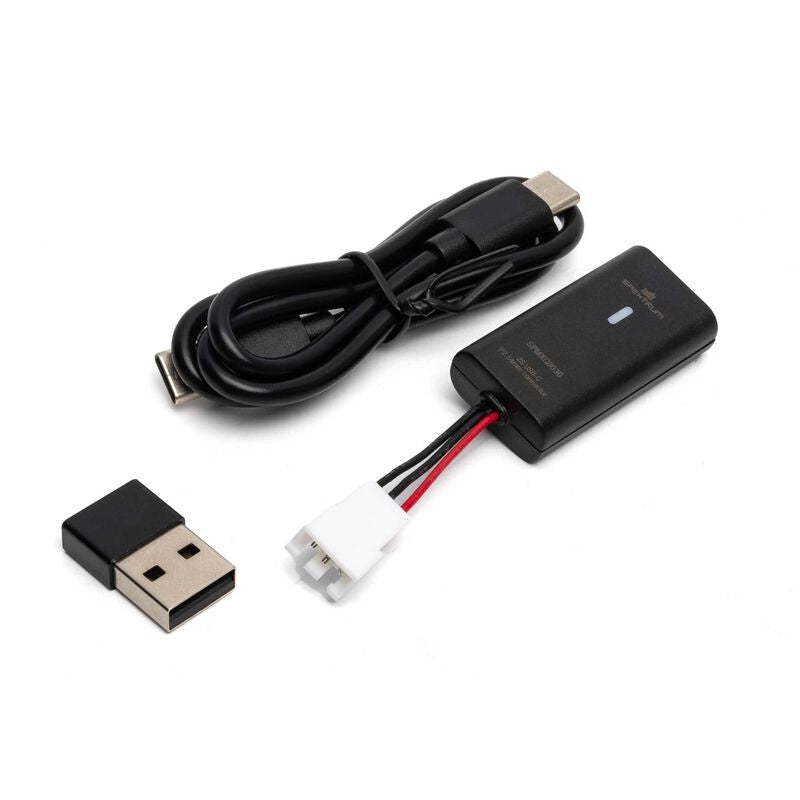 Spektrum 2S PH2.54 3-pin LiPo USB-C 500mAh Charger for Axial SCX30 Ford Bronco