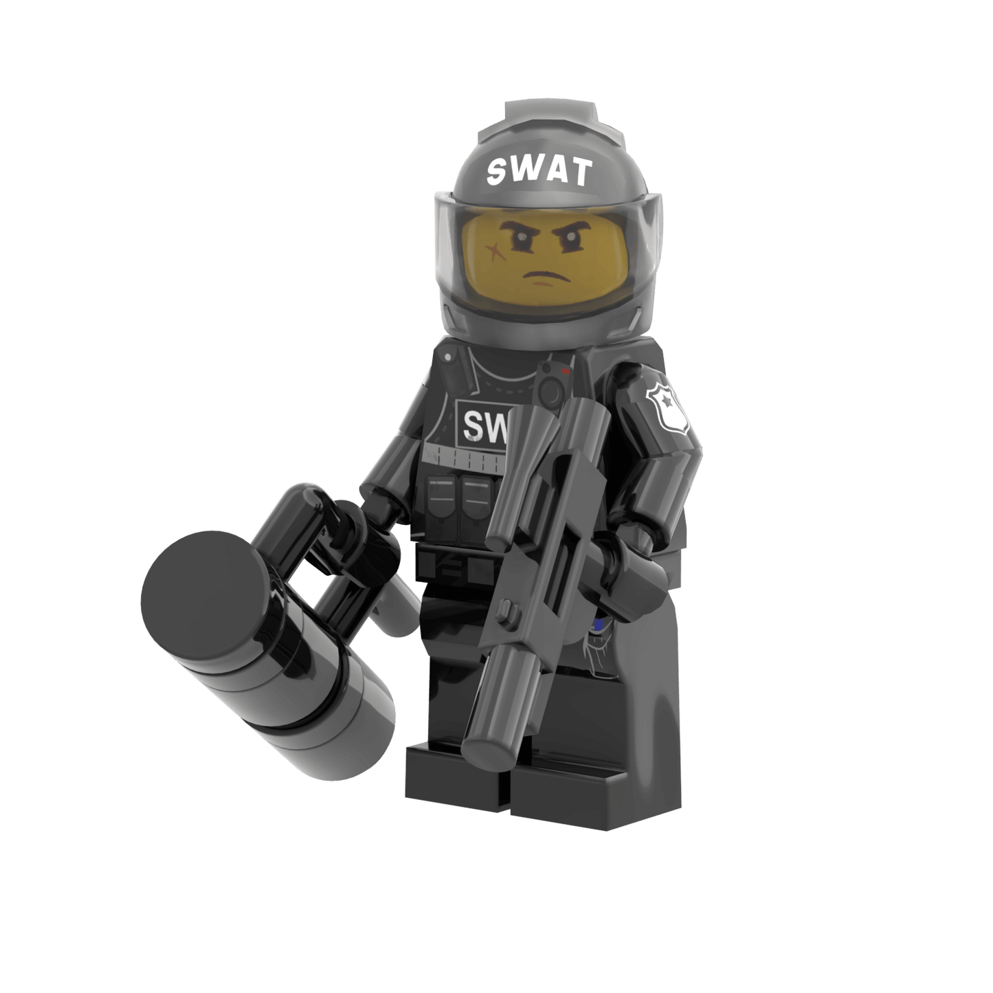 SWAT Operator, Breach & Entry Specialist - Custom Minifig - Made Using LEGO® Parts