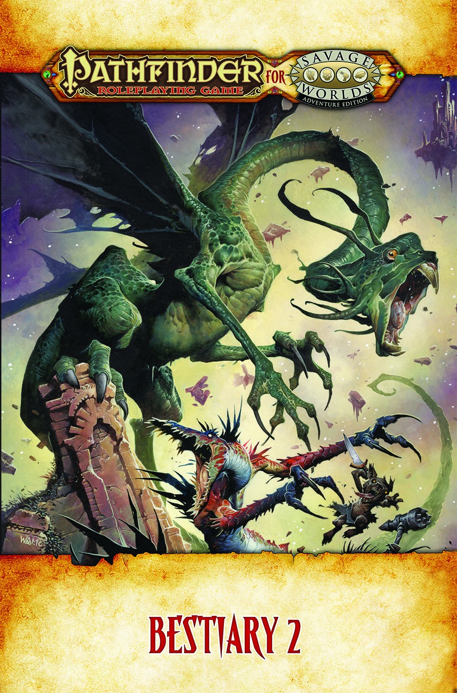 Pathfinder for Savage Worlds: Bestiary 2