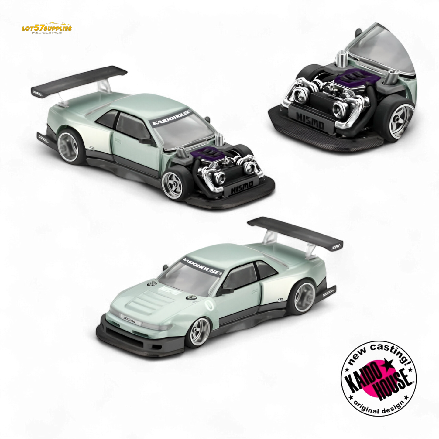 (Pre-Order) Kaido House Nissan Silvia S13-R - 1:64