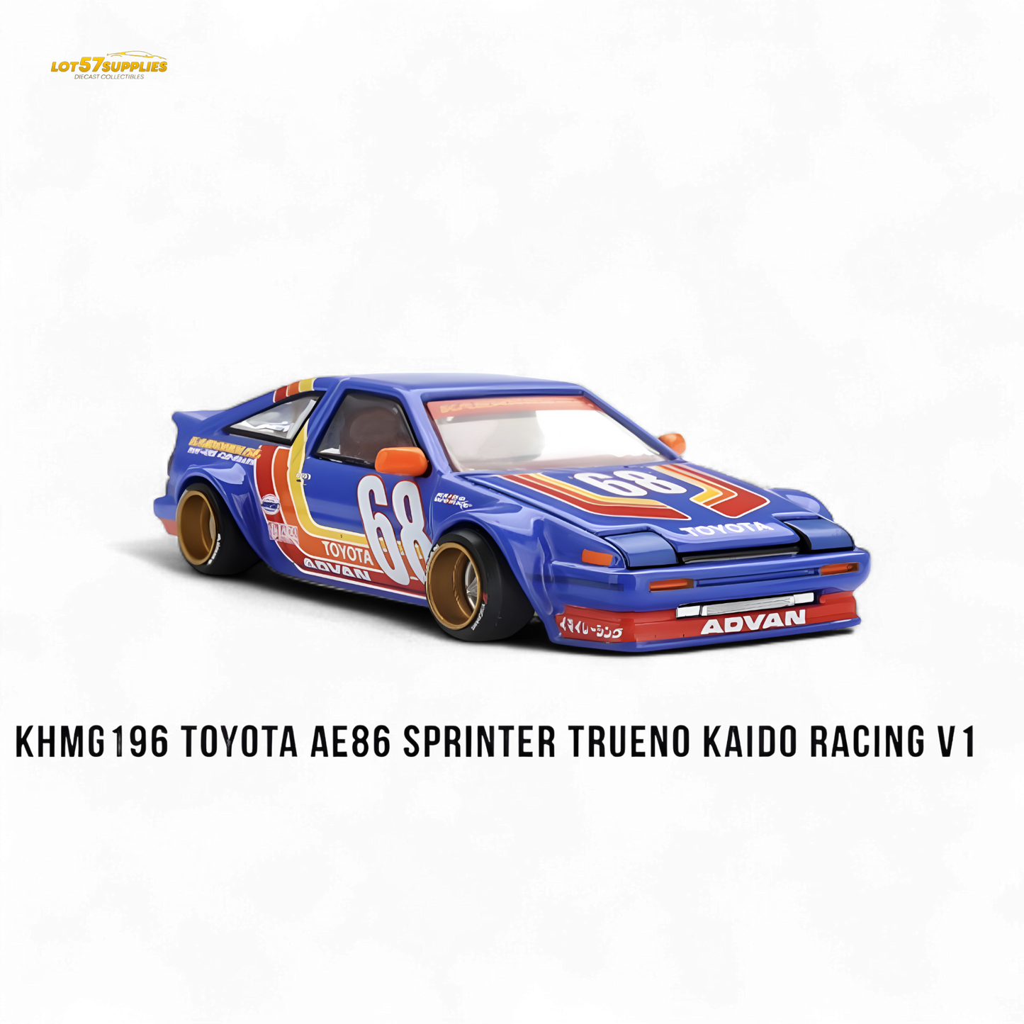 Mini GT Toyota AE86 Sprinter Trueno Kaido Racing V1 1:64