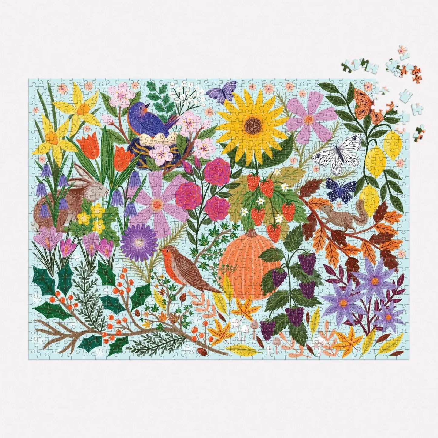 Seasons in Bloom 1000 Piece Jigsaw Puzzle Galison