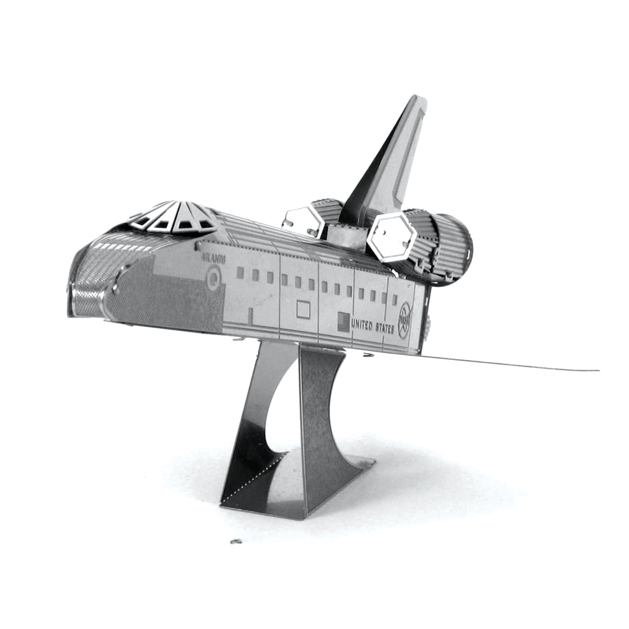 Space Shuttle Atlantis 3D Steel Model Kit Metal Earth