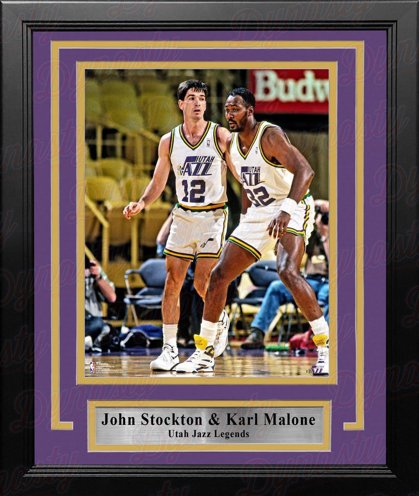 John Stockton & Karl Malone Utah Jazz 8" x 10" Framed Basketball Photo