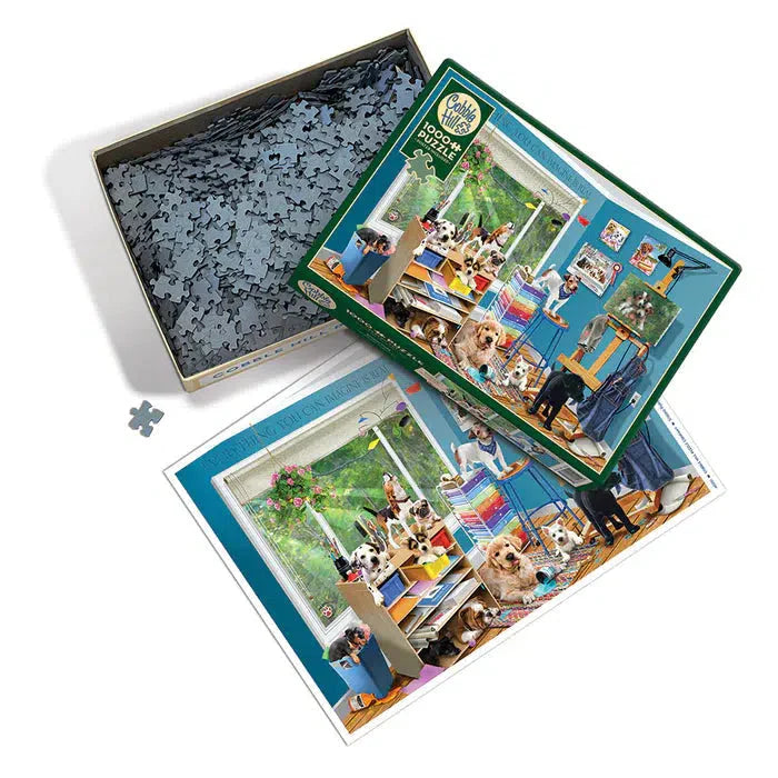 Studio Pups 1000 Piece Jigsaw Puzzle Cobble Hill