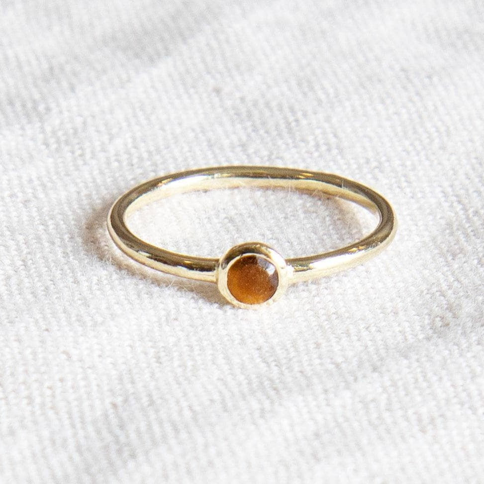Tiger Eye Silver or Gold Ring by Tiny Rituals