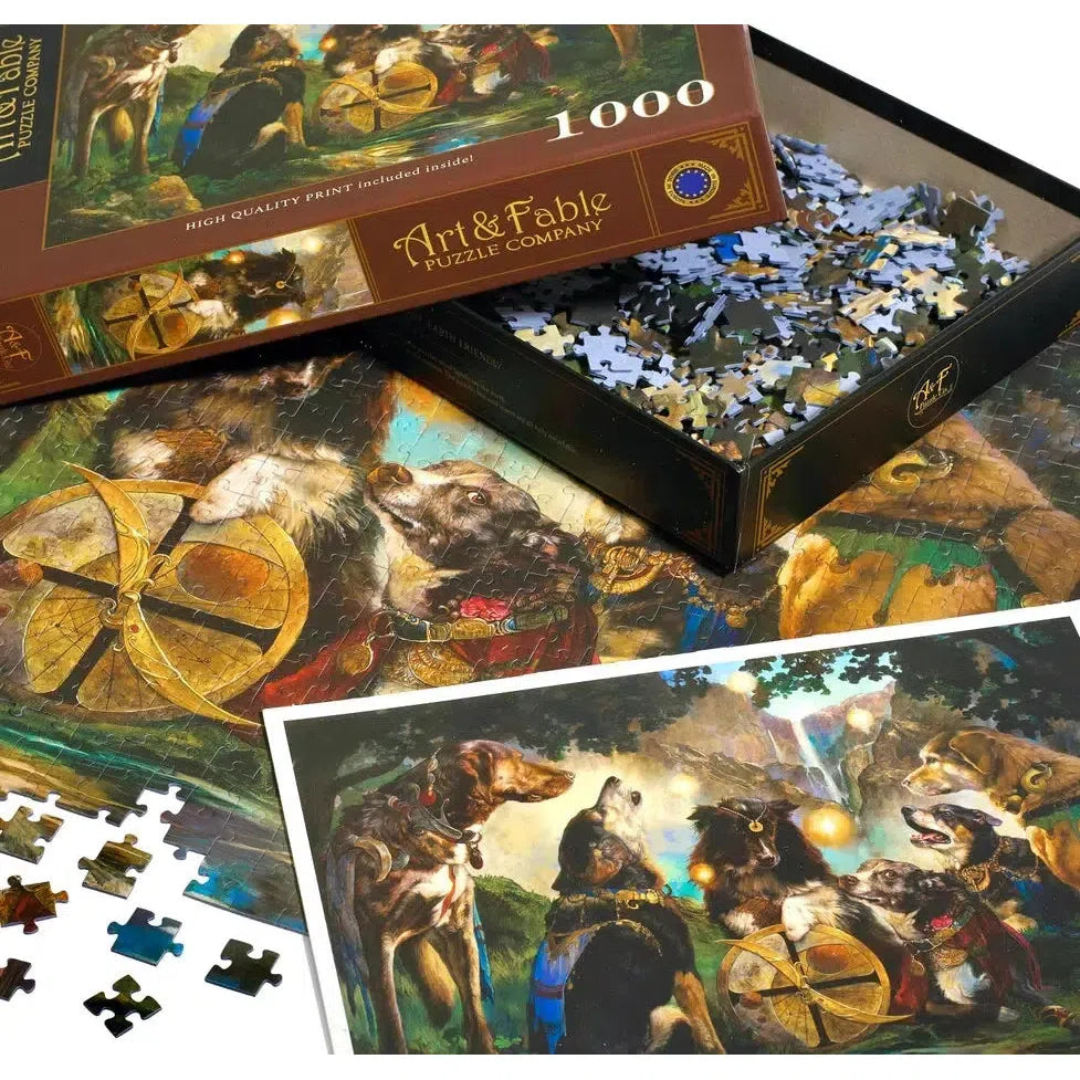 Summit at Iris Glen 1000 Piece Premium Jigsaw Puzzle Art & Fable
