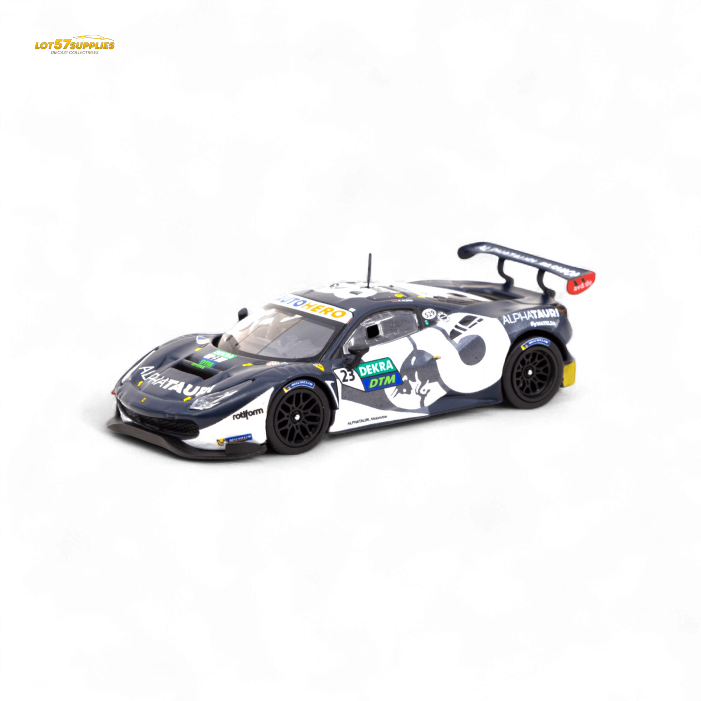 Tarmac Works Ferrari 488 GT3 DTM Alex Albon 1:64