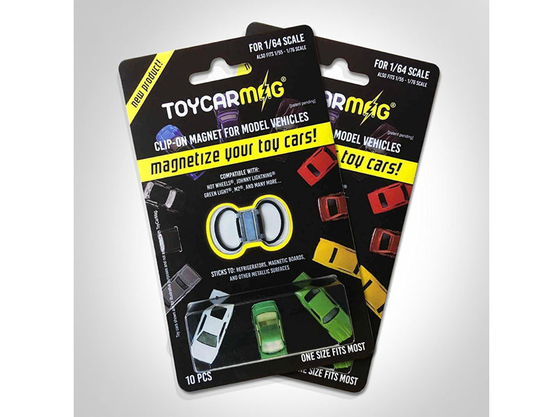 10 piece Clip-On Magnets Clip and Display for 1/64-1/55-1/76 Scale Model Cars by Toyscarmag free shipping USA