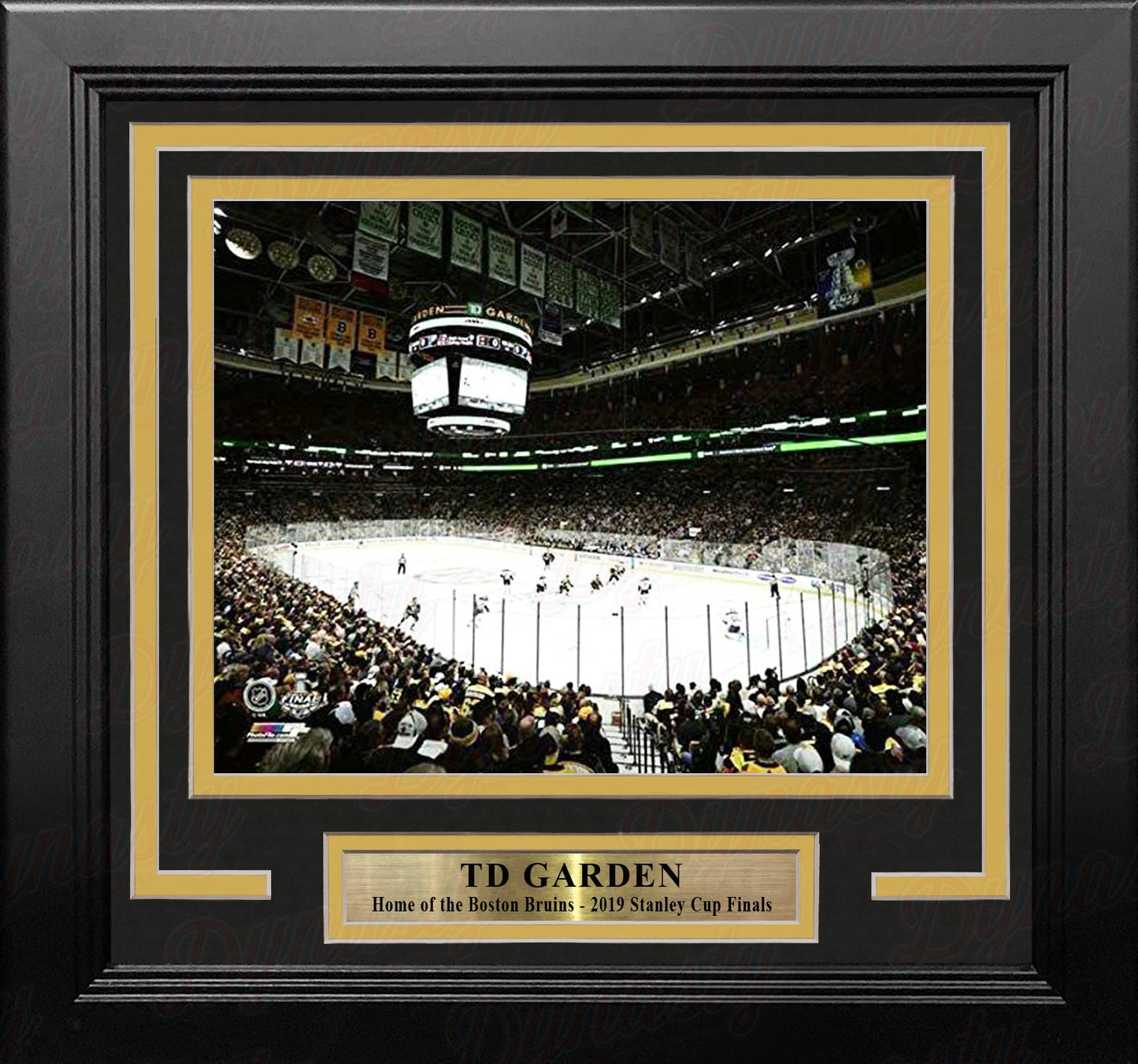 Boston Bruins TD Garden 2019 Stanley Cup Finals 8" x 10" Framed Hockey Stadium Photo