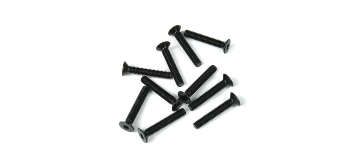 Tekno RC TKR1328 M3x18mm Flat Head Screws