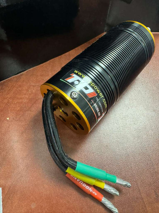 TP Power 5870 900kv 8MM 8S Brushless Motor Drag Speedruns Bashing