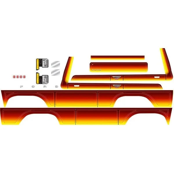 Traxxas TRA8078 TRX-4 Ford Bronco Sunset Decal Sheet