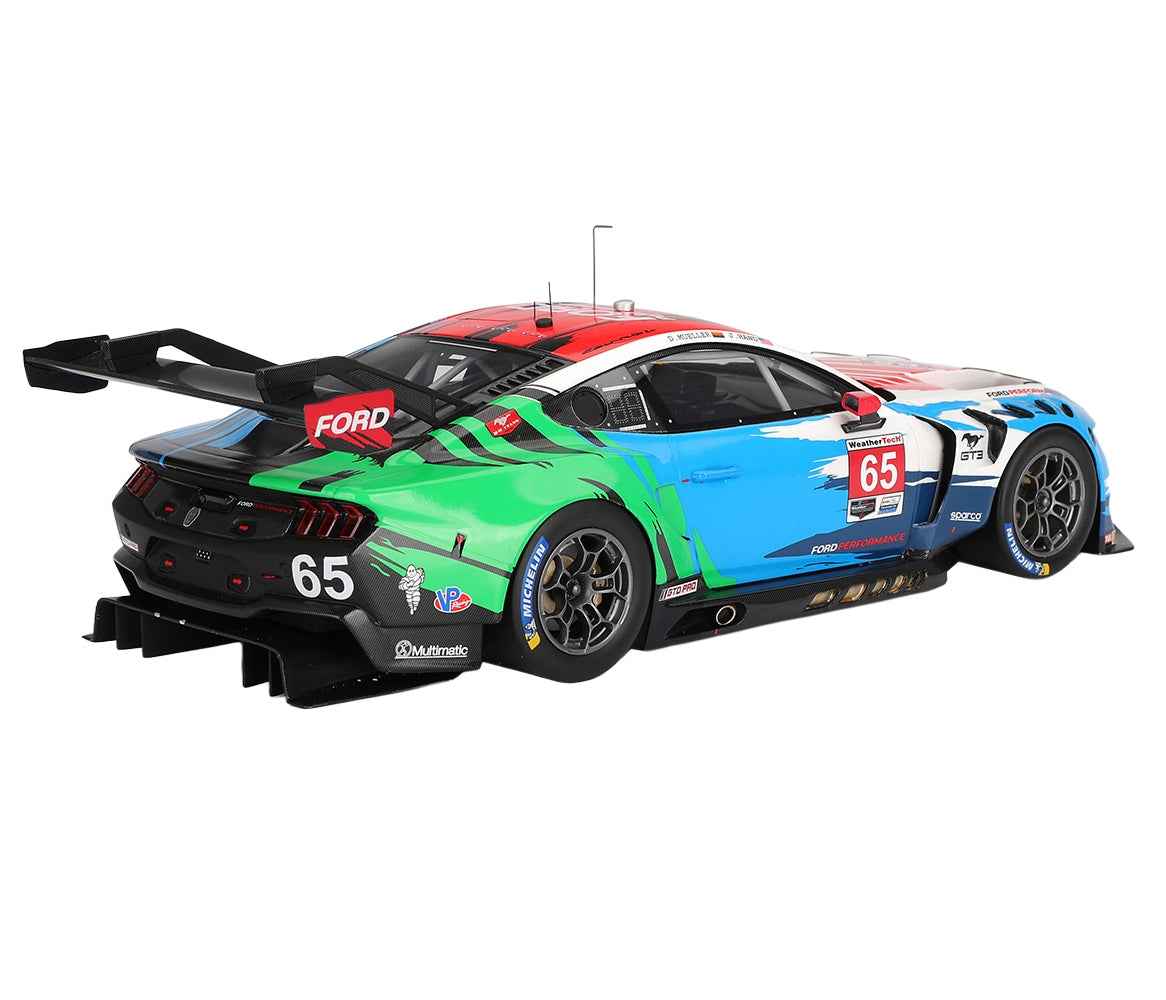 Ford Mustang GT3 #65 Joey Hand - Dirk Muller "Ford Multimatic Motorsports" "Motul Course de Monterey - Laguna Seca" (2024) 1/18 Model Car by Top Speed