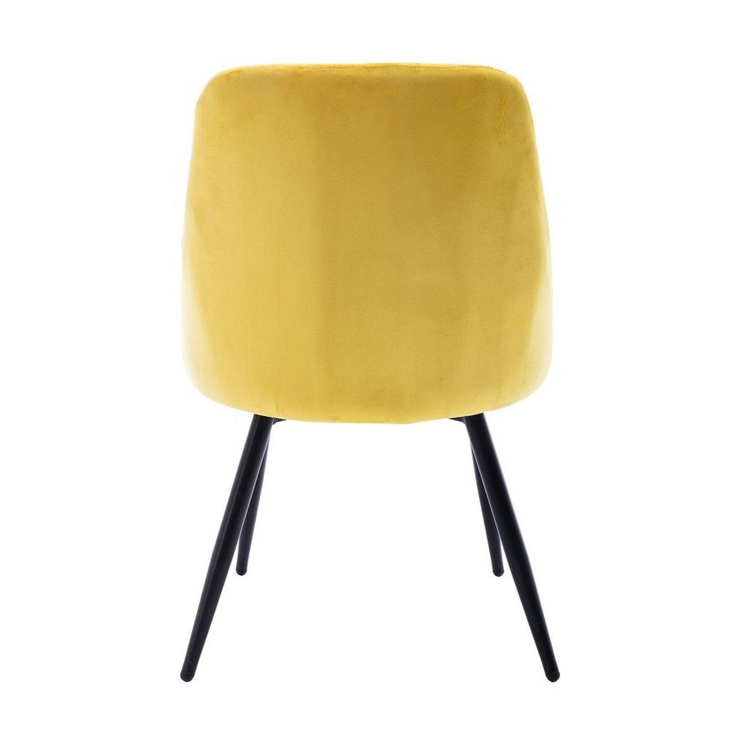 Techni Mobili Modern Contemporary Gold Tufted Velvet Chair (Set of 2) by Level Up Desks