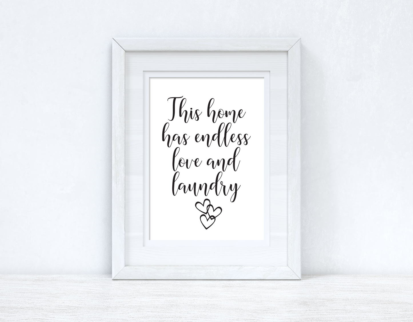 This Home Has Endless Love And Laundry Room House Simple Wall Decor Print by WinsterCreations™ Official Store