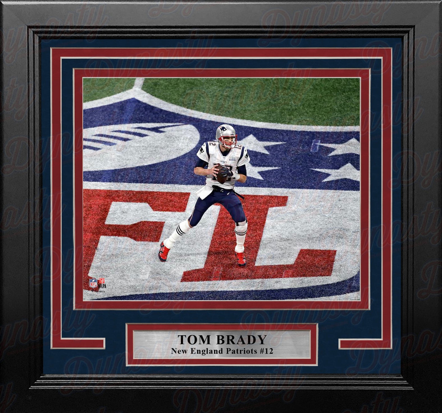 Tom Brady in Action New England Patriots 8" x 10" Framed Football Photo