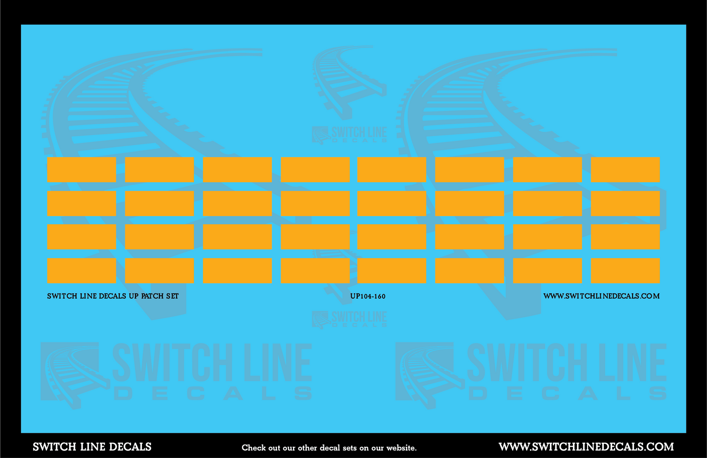 N Scale Union Pacific Patching Decal Set