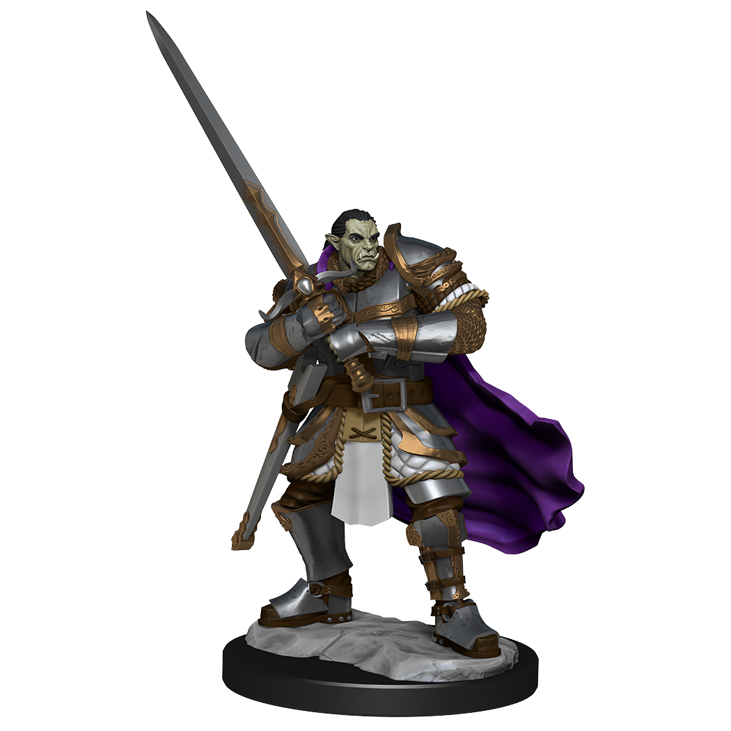 D&D: Nolzur's Marvelous Miniatures - Half-Orc Paladin Male
