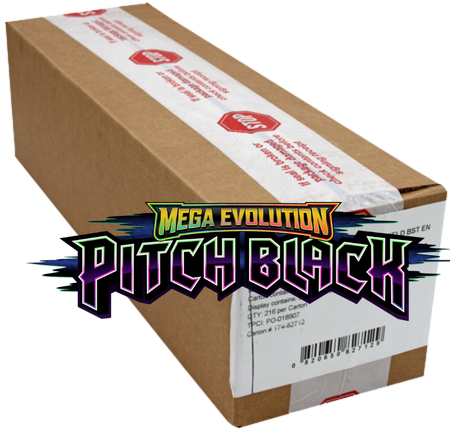 Mega Evolution: Pitch Black - Booster Box Case