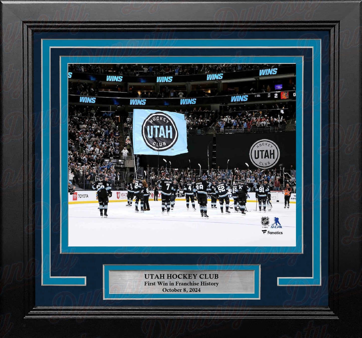 Utah Hockey Club First Franchise Win 8" x 10" Framed Hockey Photo