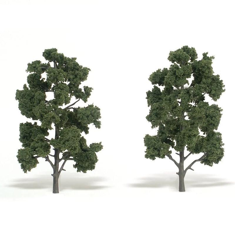 Woodland Scenics TR1519 8" - 9" Medium Green Realistic Trees (Pack of 2)
