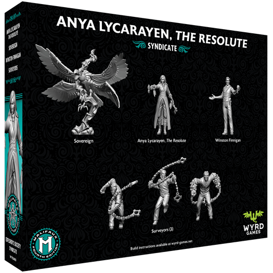 Malifaux 4E: Explorer's Society - Anya Lycarayen, The Resolute