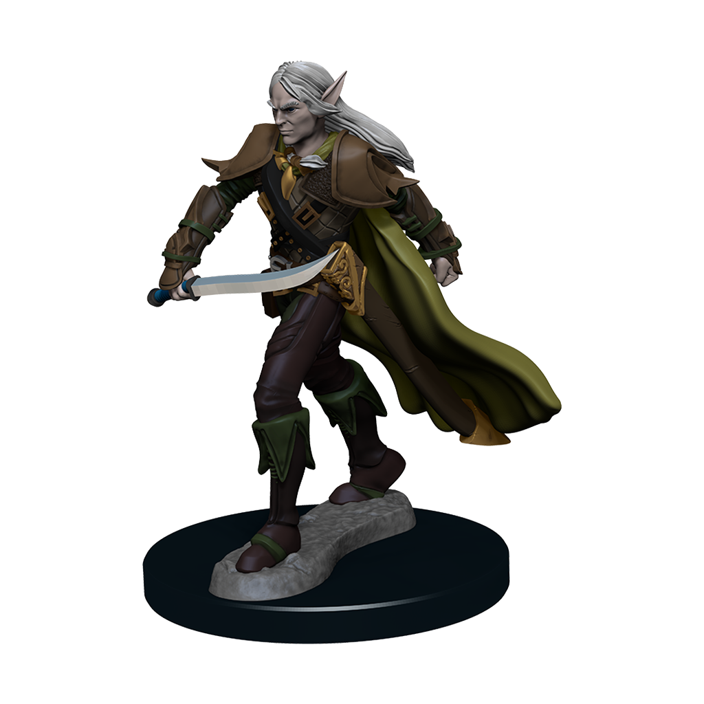 Pathfinder Battles: Elf Fighter Male