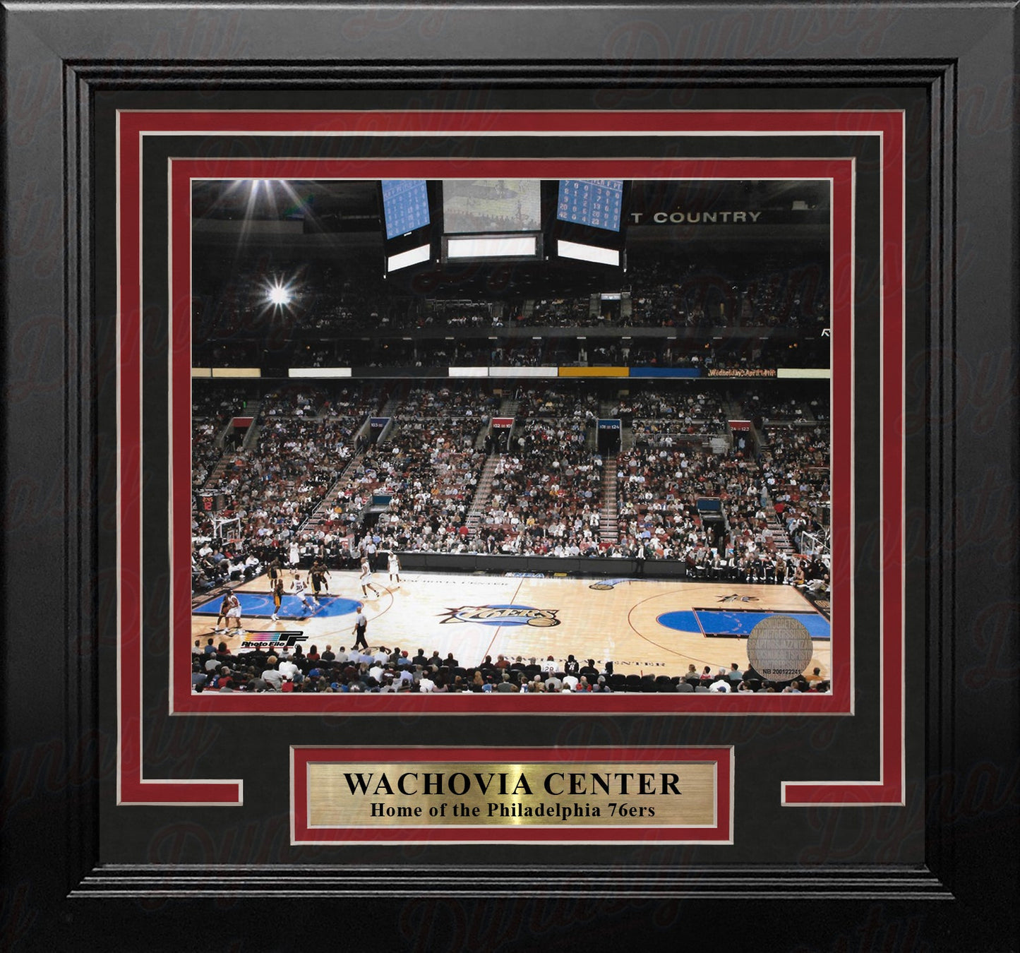 Philadelphia 76ers Wachovia Center 8" x 10" Framed Basketball Arena Photo