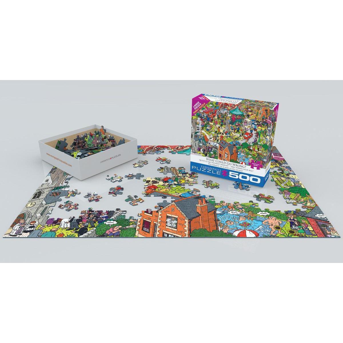 What Could Go Wrong? 500 Piece Jigsaw Puzzle Eurographics