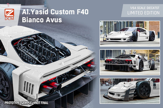 DCM Ferrari F40 AI Yasid White 1:64