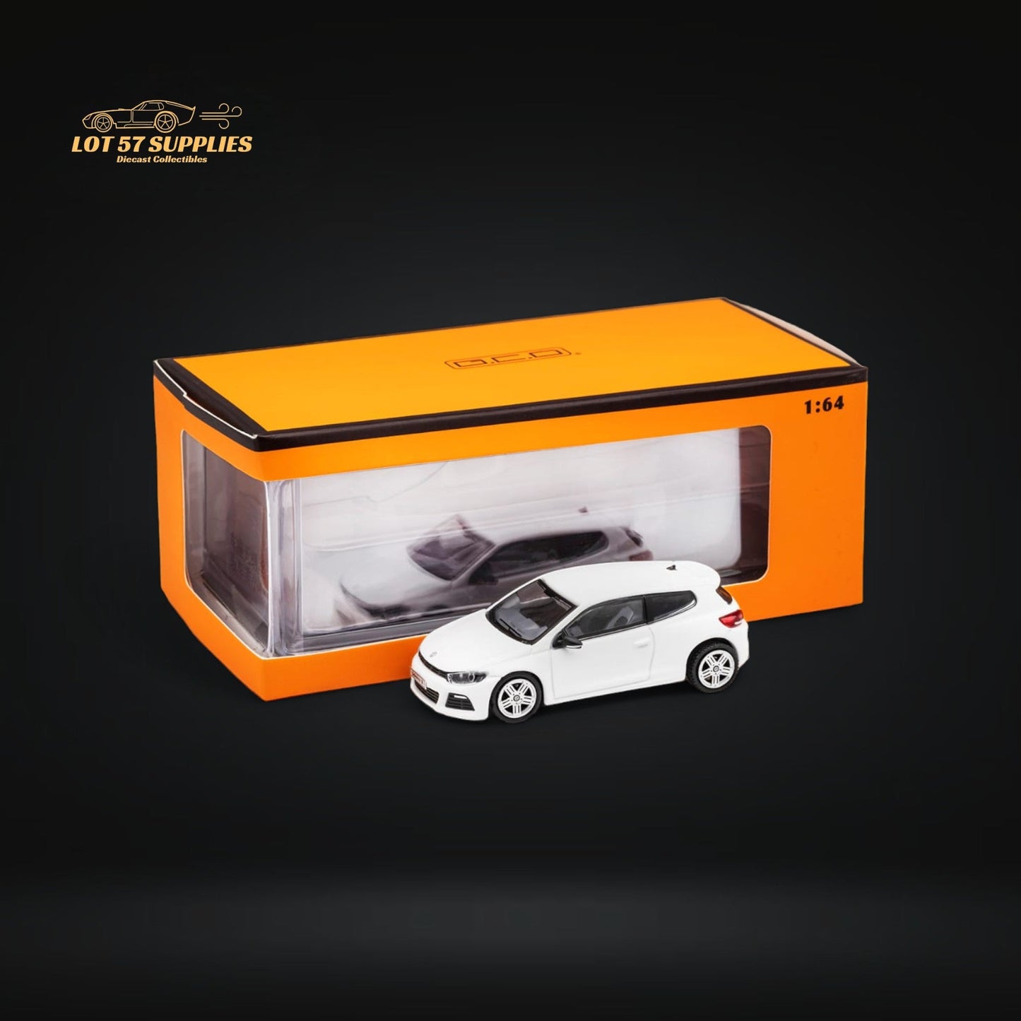 GCD Volkswagen Scirocco R White 1:64