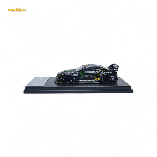 MC Nissan Skyline R35 GTR GT Matte Black Monster 1:64