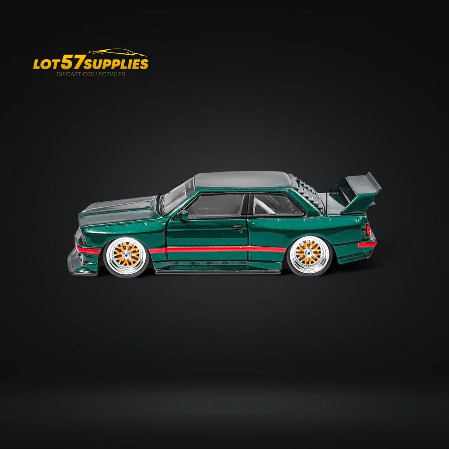 NA BMW E30 Wide-Body Green 1:64