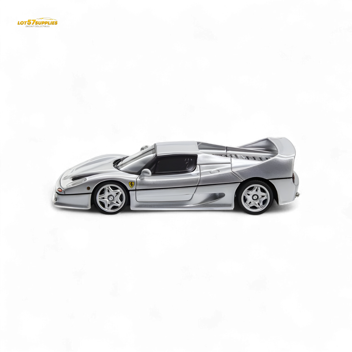 Nice Auto Ferrari F50 Silver 1:64