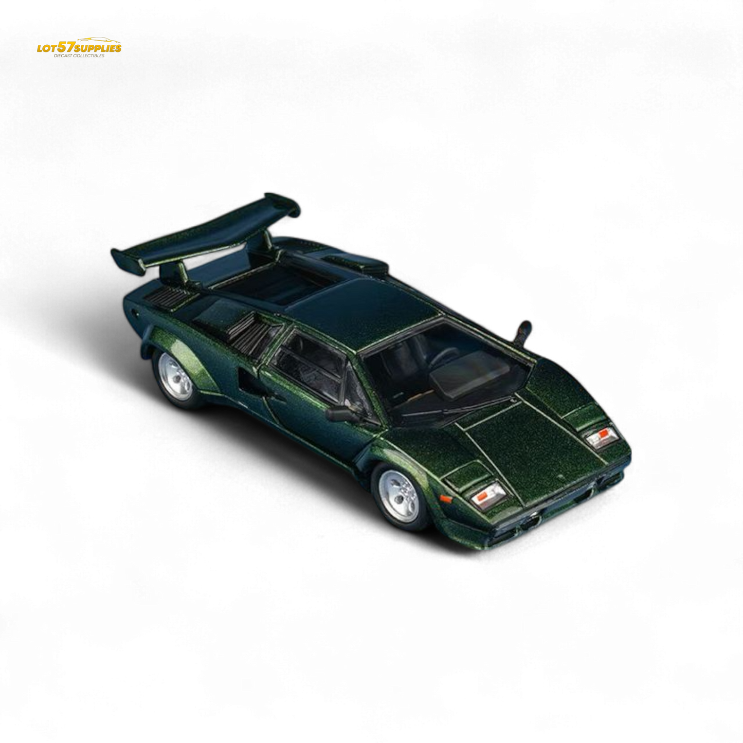 FindClassically Countach LP5000S Canepa Green 1:64