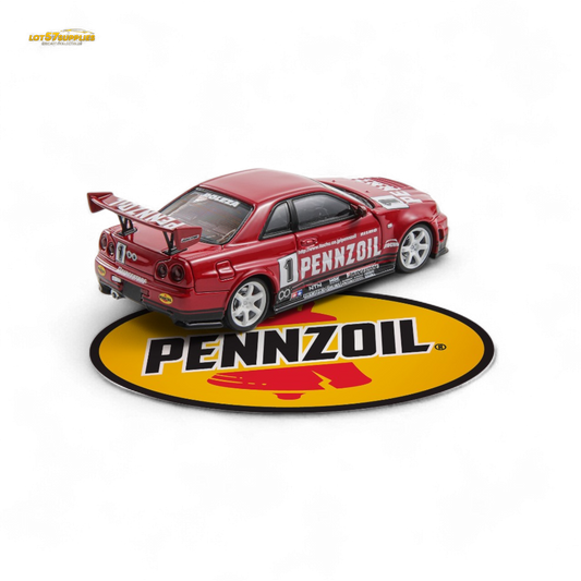 Fast Speed Skyline GT-R R34 Nismo Z-Tune Red 1:64