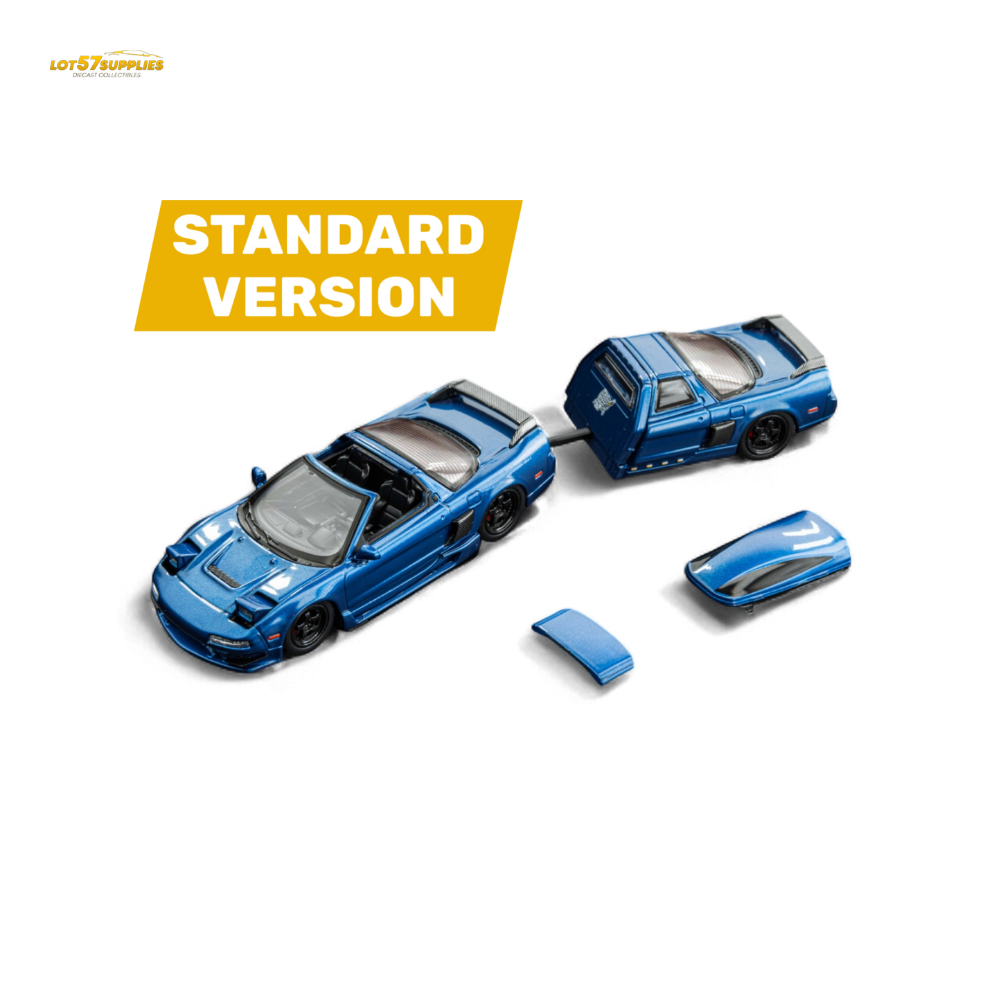 Findclassically NSX TRA - Transparent Blue - Standard Version 1:64