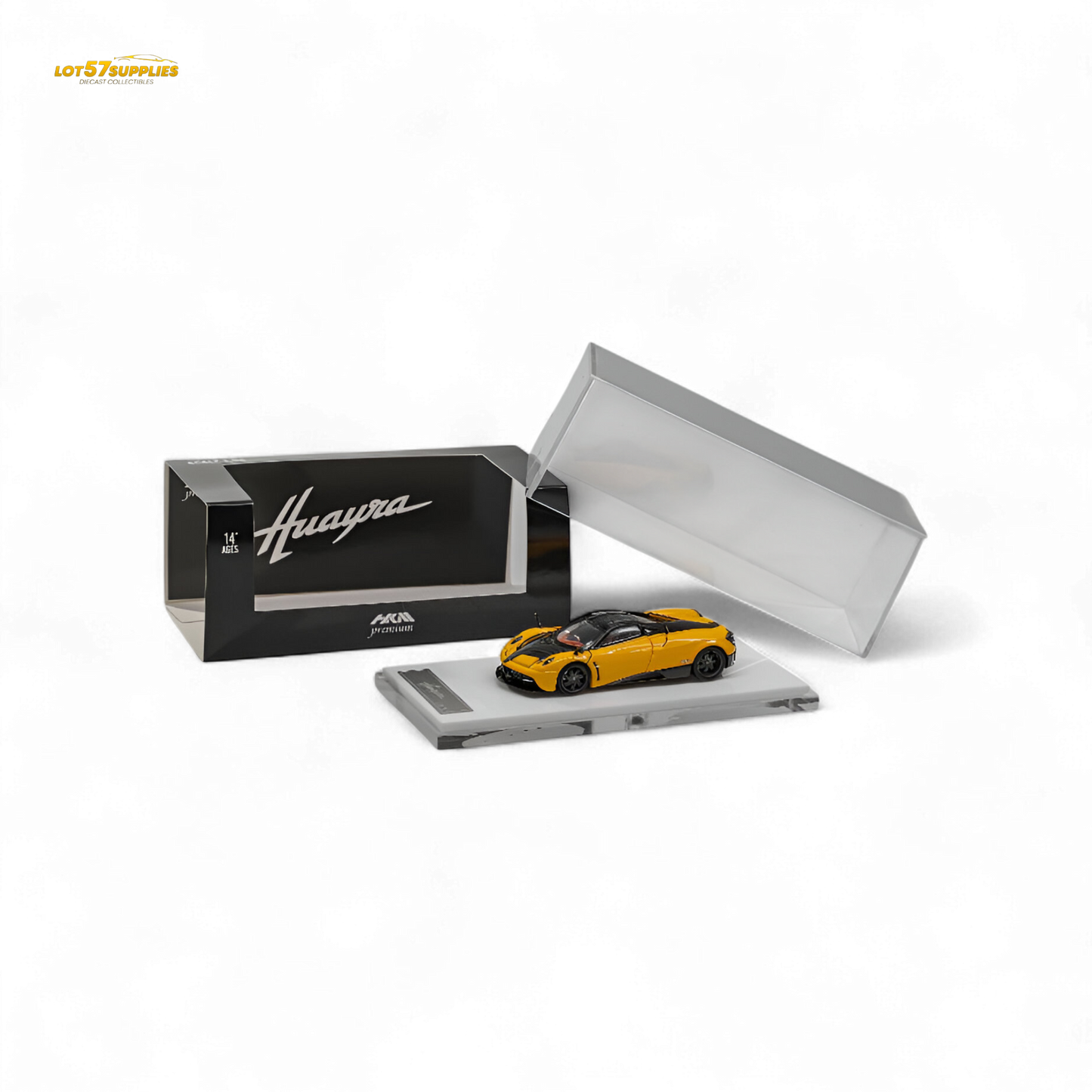 HKM Premium Huayra Coupe 2014 Orange Yellow 1:64