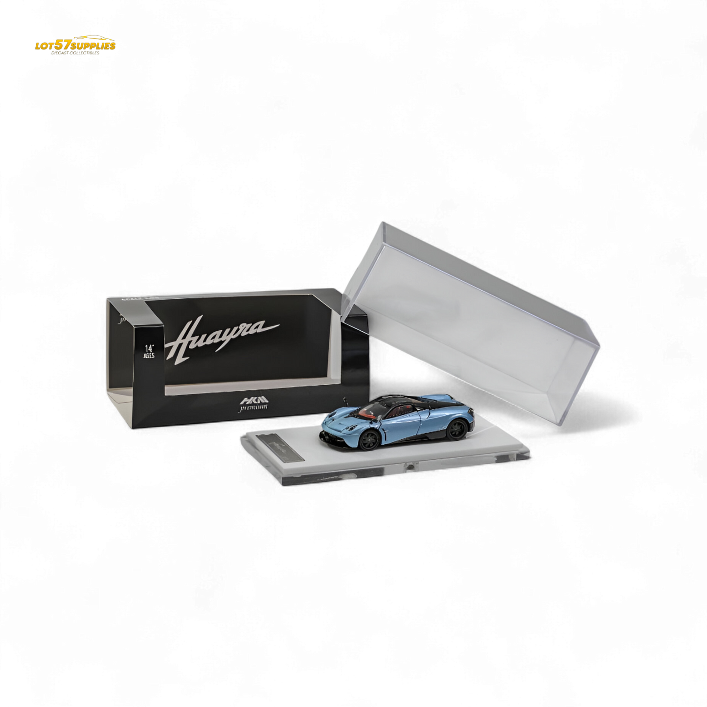 HKM PREMIUM Huayra Coupe 2014 - Ice Blue 1:64