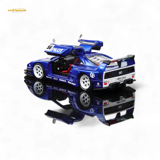 DEMON KING Auto Ferrari F40 LB-Works Wide-Body PILOT Livery 1:64