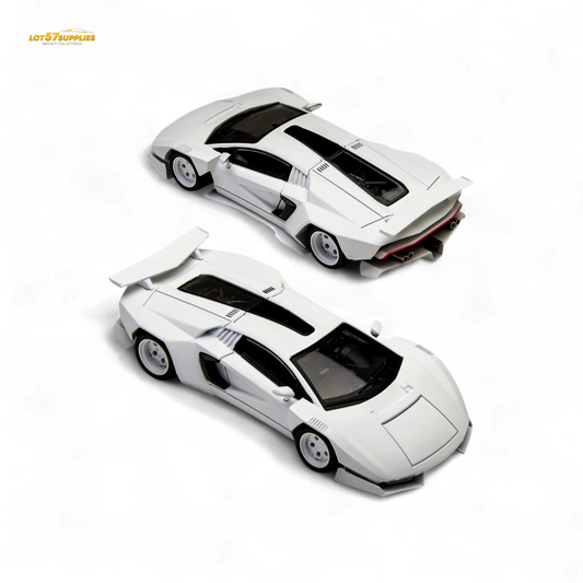 TimeMicro Countach V Ver. Mechanic White 1:64