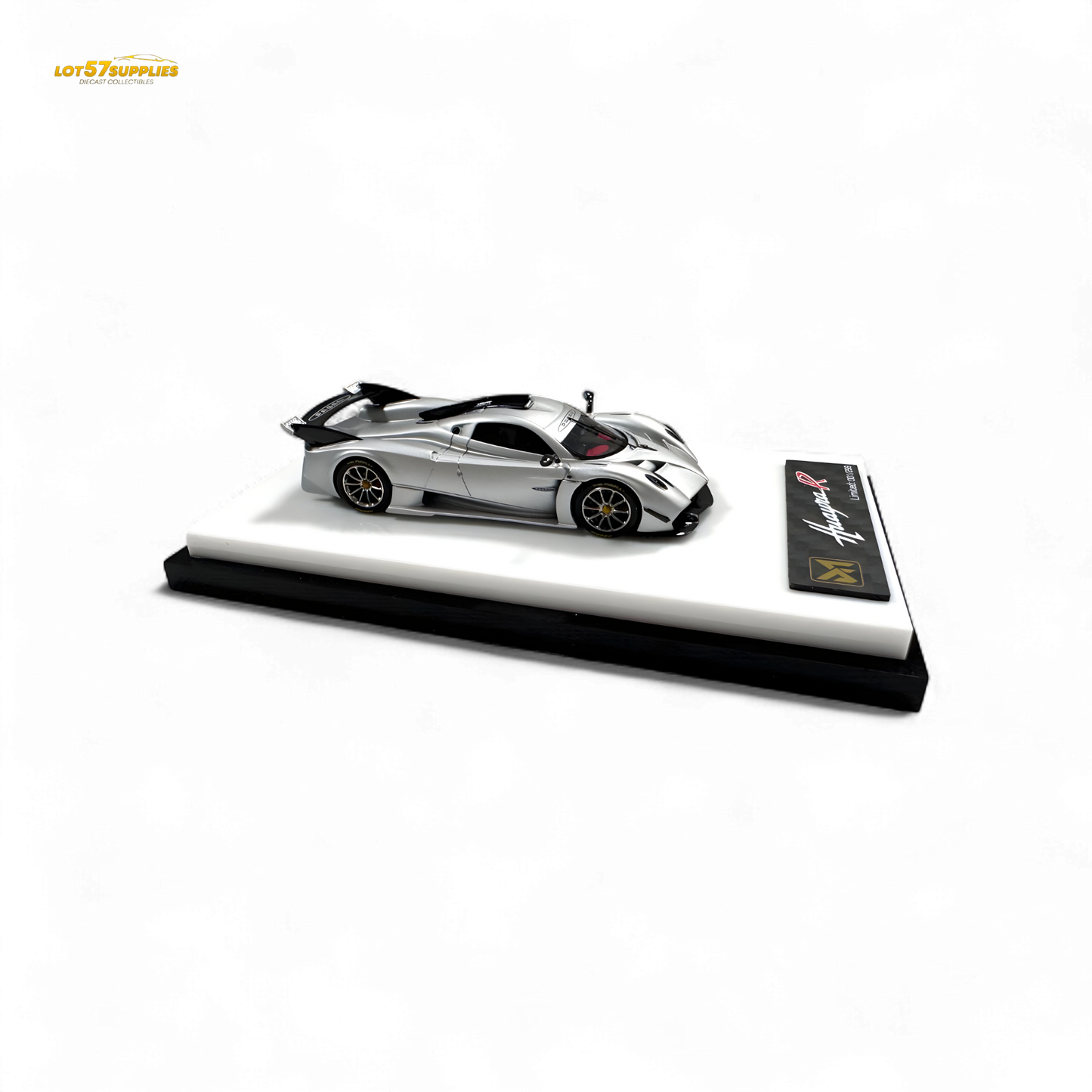 DMY Pagani Huayra R Matte Silver 1:64