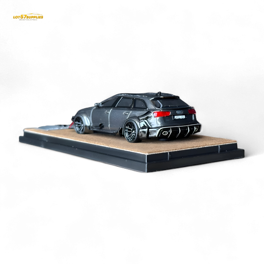 Qidian Model Audi RS6 Avant (C7) Gungrey 1:64
