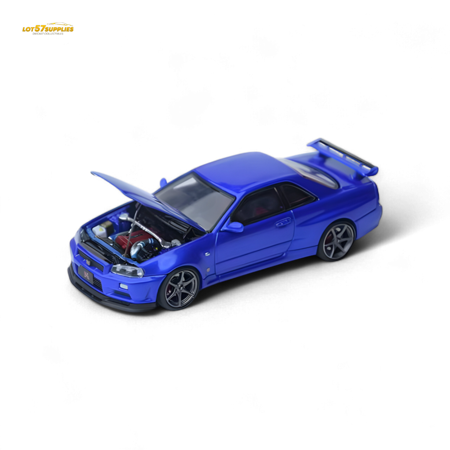 Focal Horizon Skyline GT-R R34 V-SPEC-II Bayside Blue 1:64