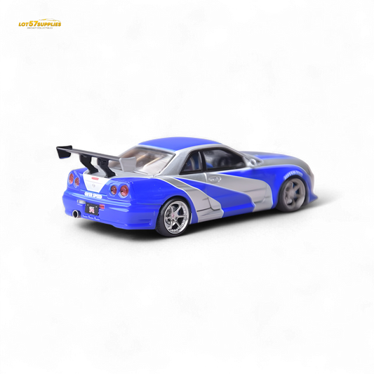 Focal Horizon Skyline GT-R R34 NFS Silver Blue 1:64
