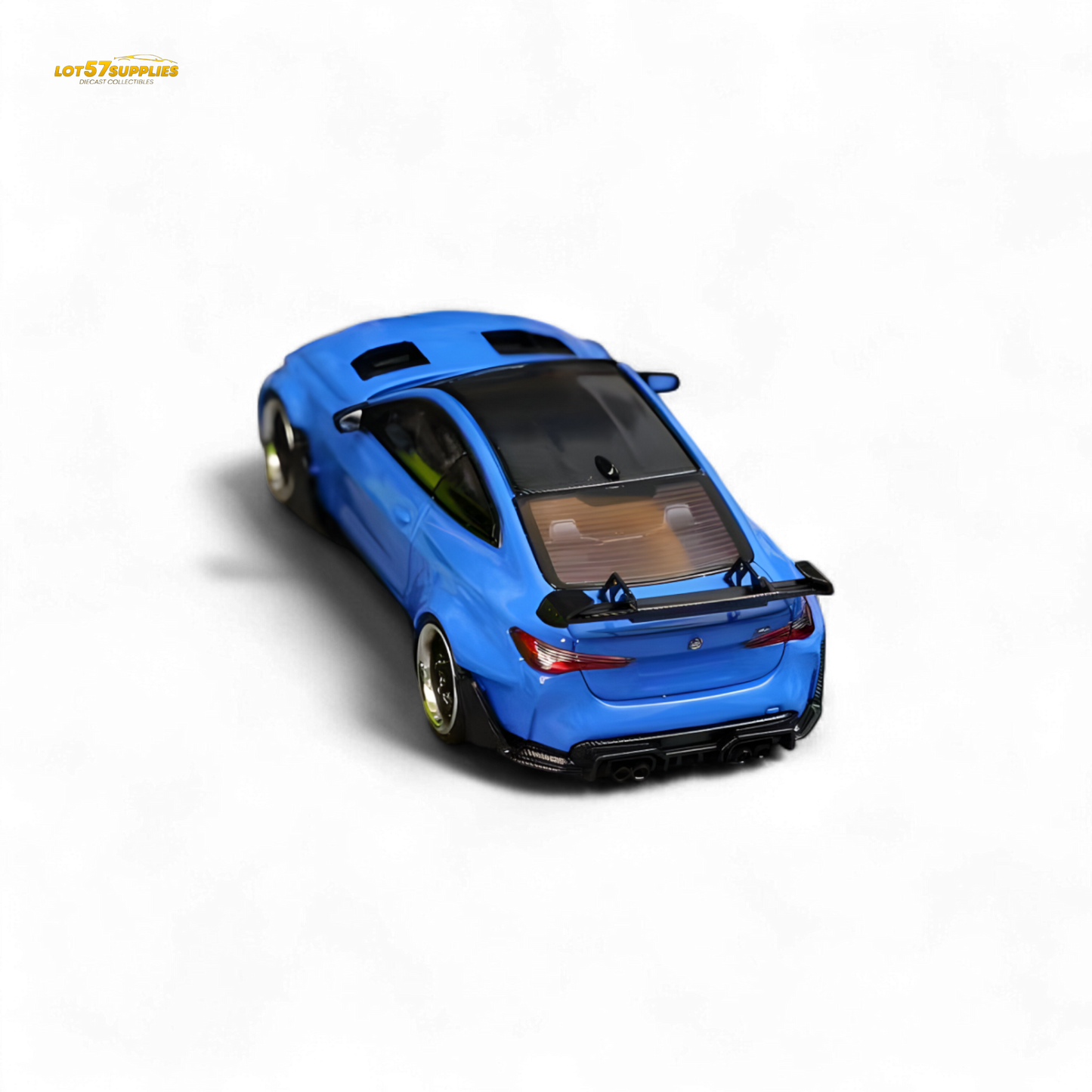SW BMW G82 M4 Wide-Body Modified Portimao Blue 1:64