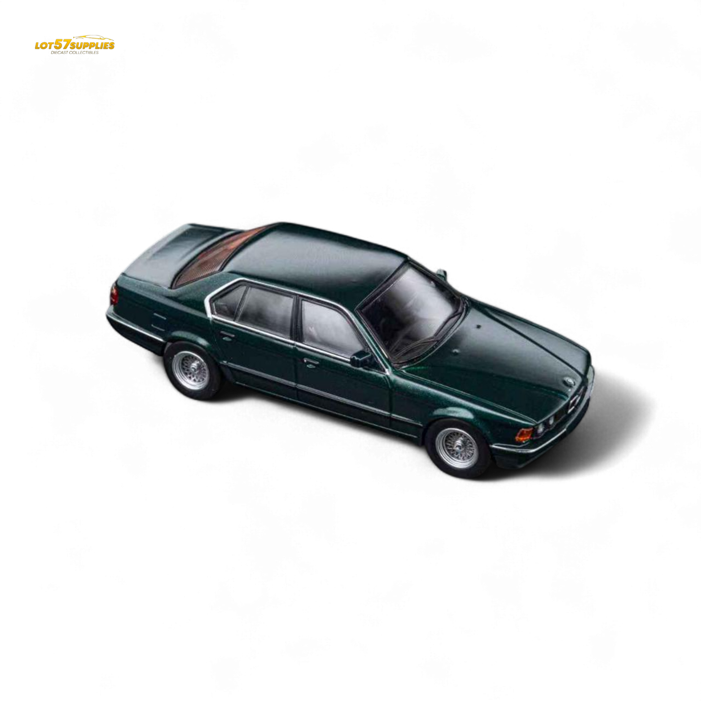DCM BMW E32 7-Series Sedan Oxford Metallic Green 1:64